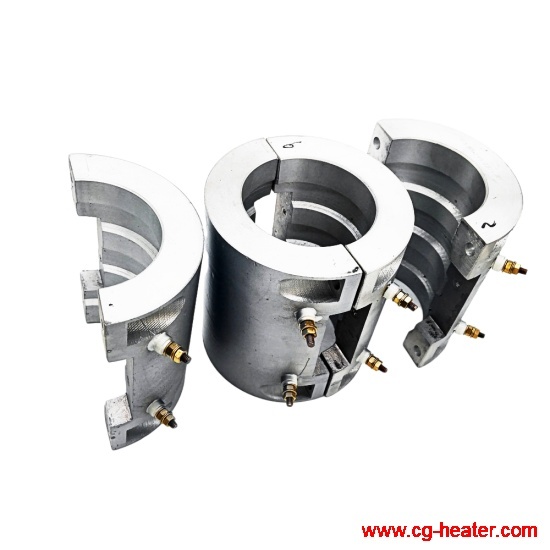 Plastic machine extruders casting aluminium heaters