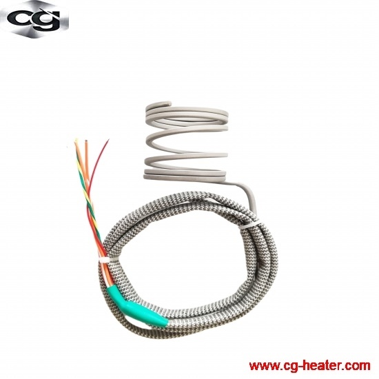 spring hot runner nozzle coil heater for injection molding
