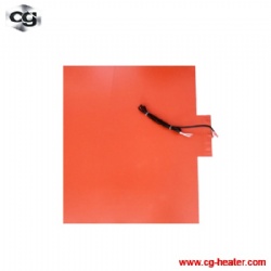 Industrial flexible rubber electric silicone pad heater