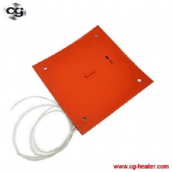 Silicone Rubber Heater Pad Build Plate Heat Bed Silicone Rubber Heating Pad Hot Plates for 3D Printer