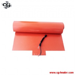 Industrial flexible rubber electric silicone pad heater