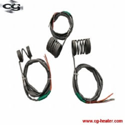 Electric Hot Runner Spring Coil Heater with thermocouple